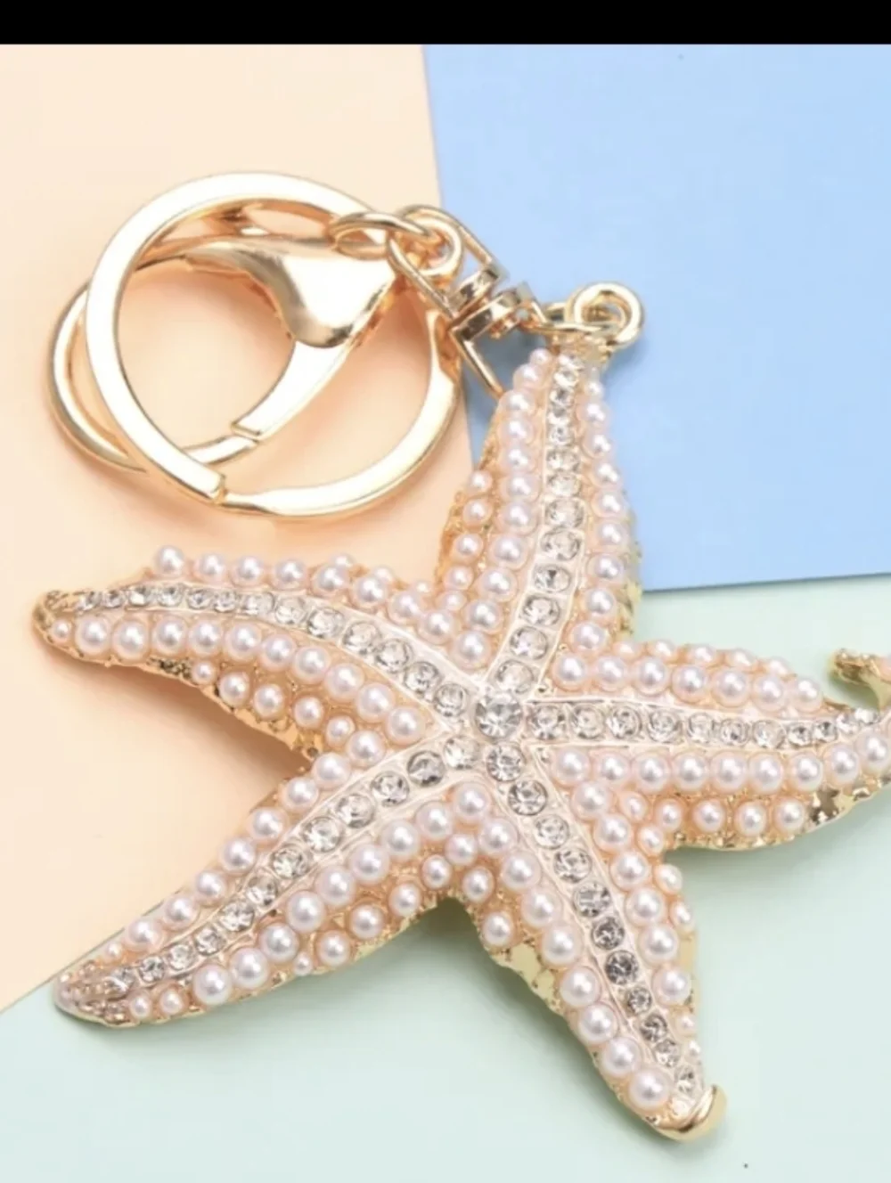 Starfish Bag Charm/ Keychain NEW - Picture 4 of 12